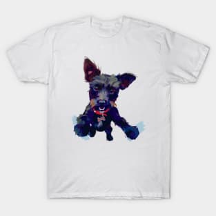 Smiling Terrier (Orange) T-Shirt